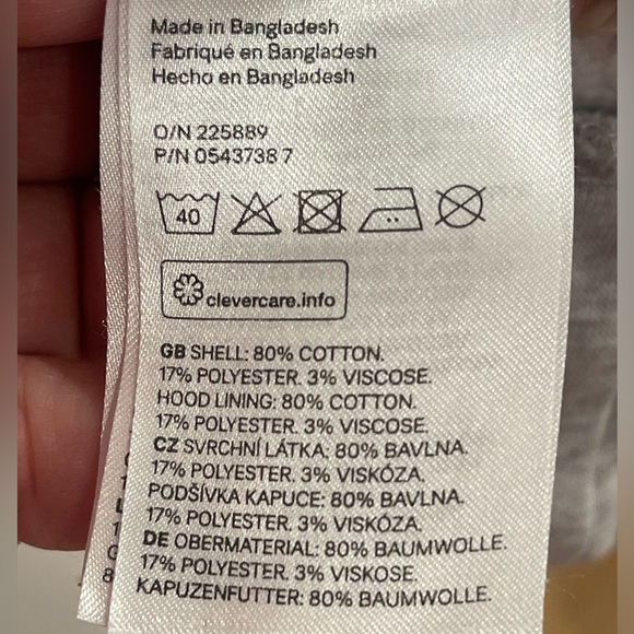 Sweatshirt Dress Long Sleeve Dress for Women Light Gray size S - Picture 5 of 5